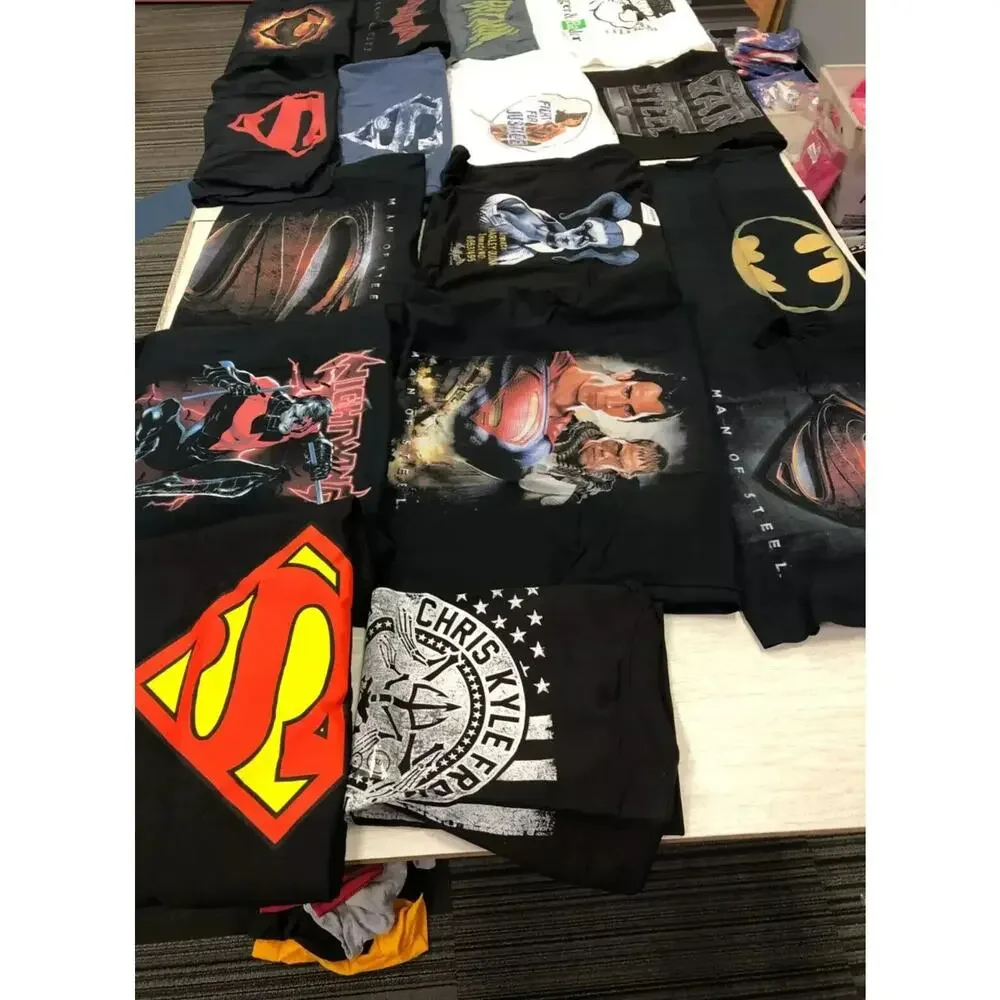 Lot of 5 Random Men's Graphic Tees T-Shirts LIQUIDATION Size M - Picture 5 of 12